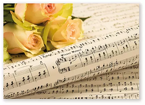Postikortti Tempo di Valse - Music-themed gift items - 1099 - 1