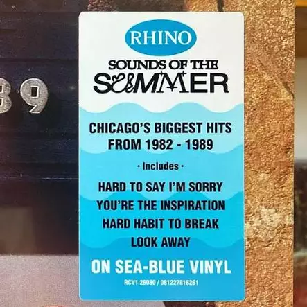 Chicago: Greatest Hits 1982-1989 (LP) - Pop & Rock LP - 2799 - 1