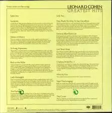 Leonard Cohen: Greatest Hits ( vinyl-LP) - Pop & Rock - 2259 - 1