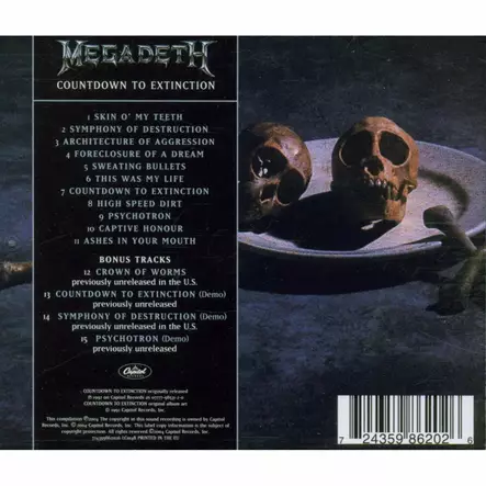 Megadeth: Countdown to Extinction (CD) - Pop & Rock CD - 2599 - 1
