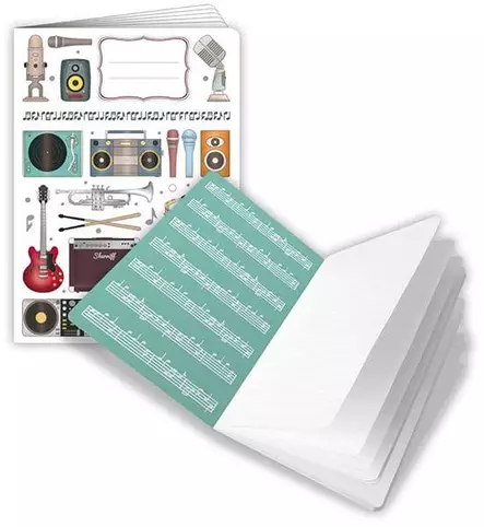 Muistivihko, musiikkiaiheet - Musiikkiaiheiset Lahjatavarat - 1909 - 1